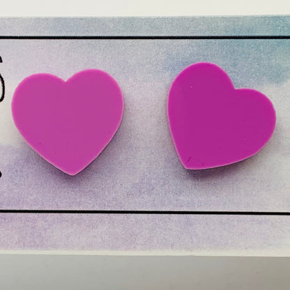 I Heart U in Solid & Strong Studs