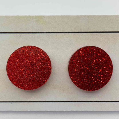 ooohh glitter! Acrylic Studs