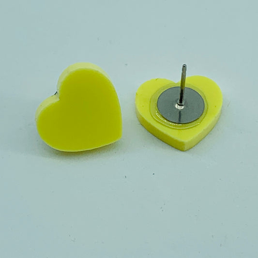 I Heart U in Solid & Strong Studs