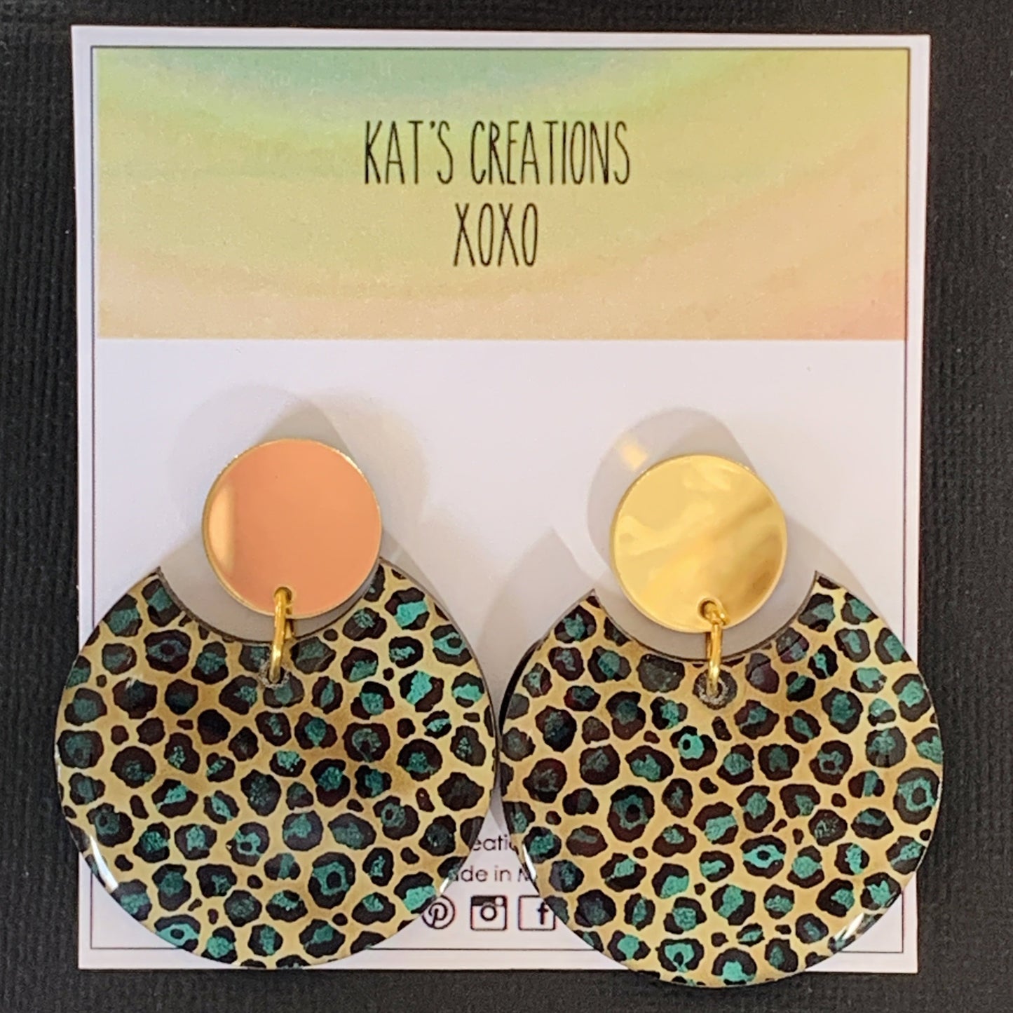 Shakira Leopard Dangles *Pick your colour*