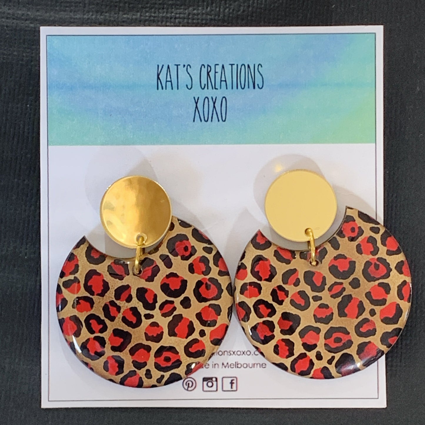 Shakira Leopard Dangles *Pick your colour*