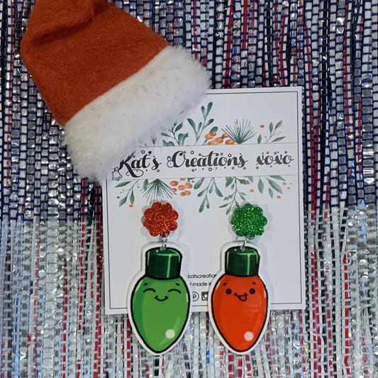 SALE Light Up Christmas Dangles