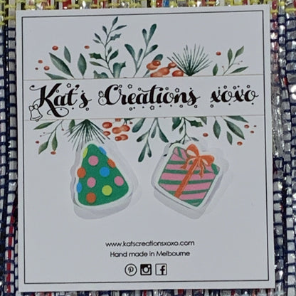 Mix Match Christmas studs