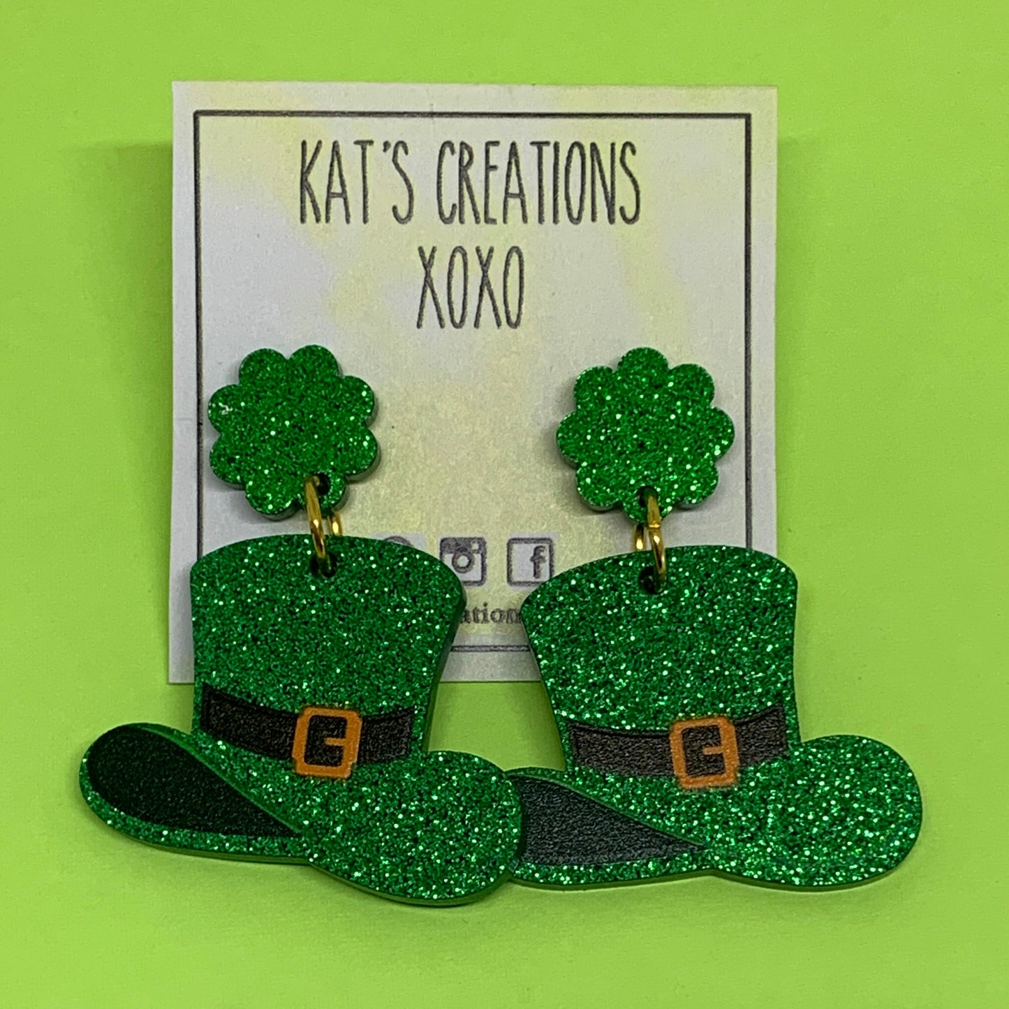St Patrick's Day Hat Dangles