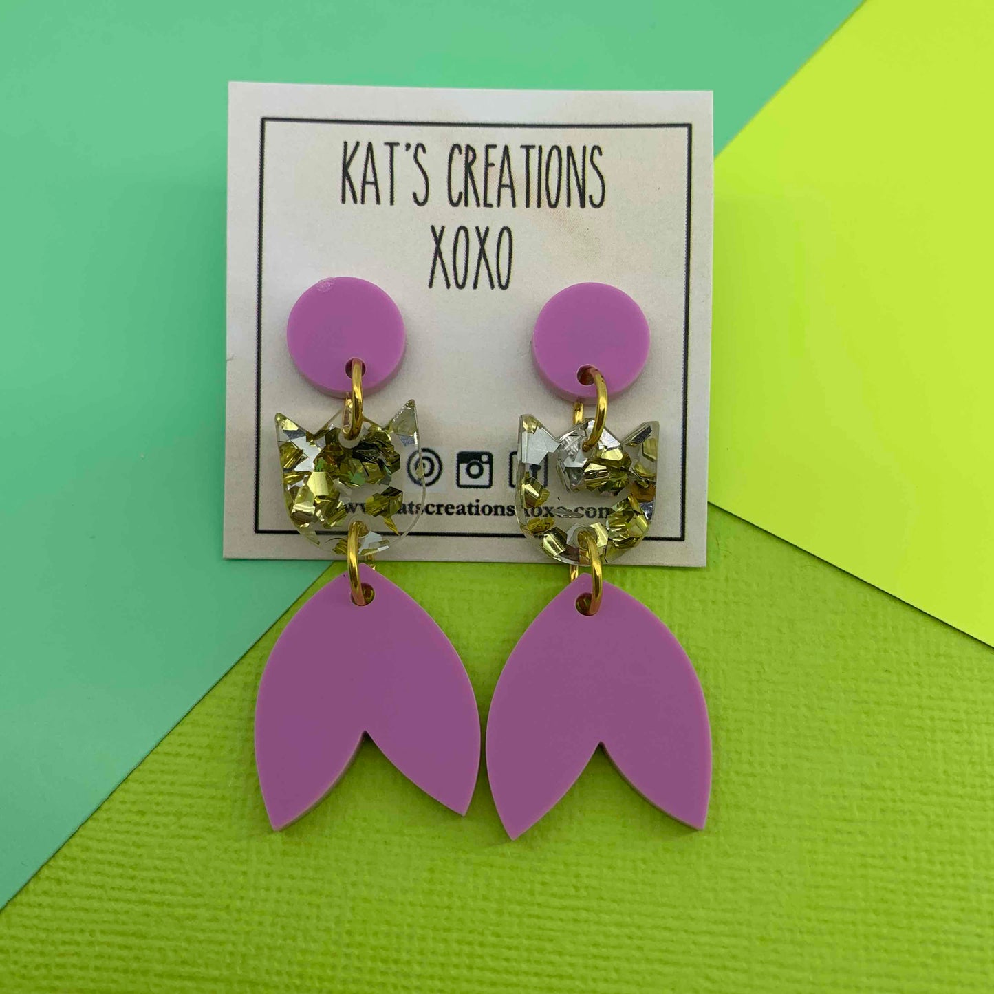 SALE Tiptoe in the Tulips Dangles