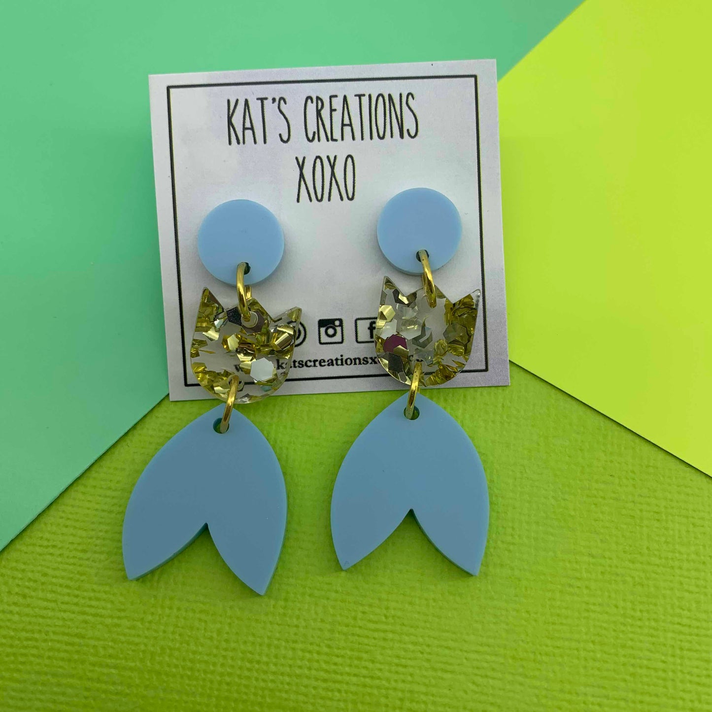 SALE Tiptoe in the Tulips Dangles