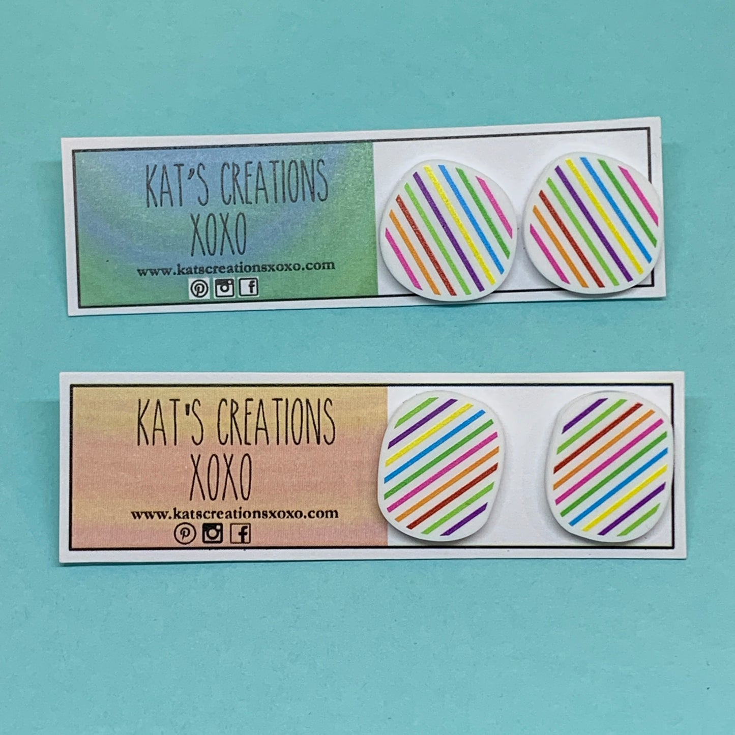 NEW Pattern Pebbles Studs