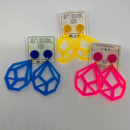 OMG Diamonds Acrylic Dangles