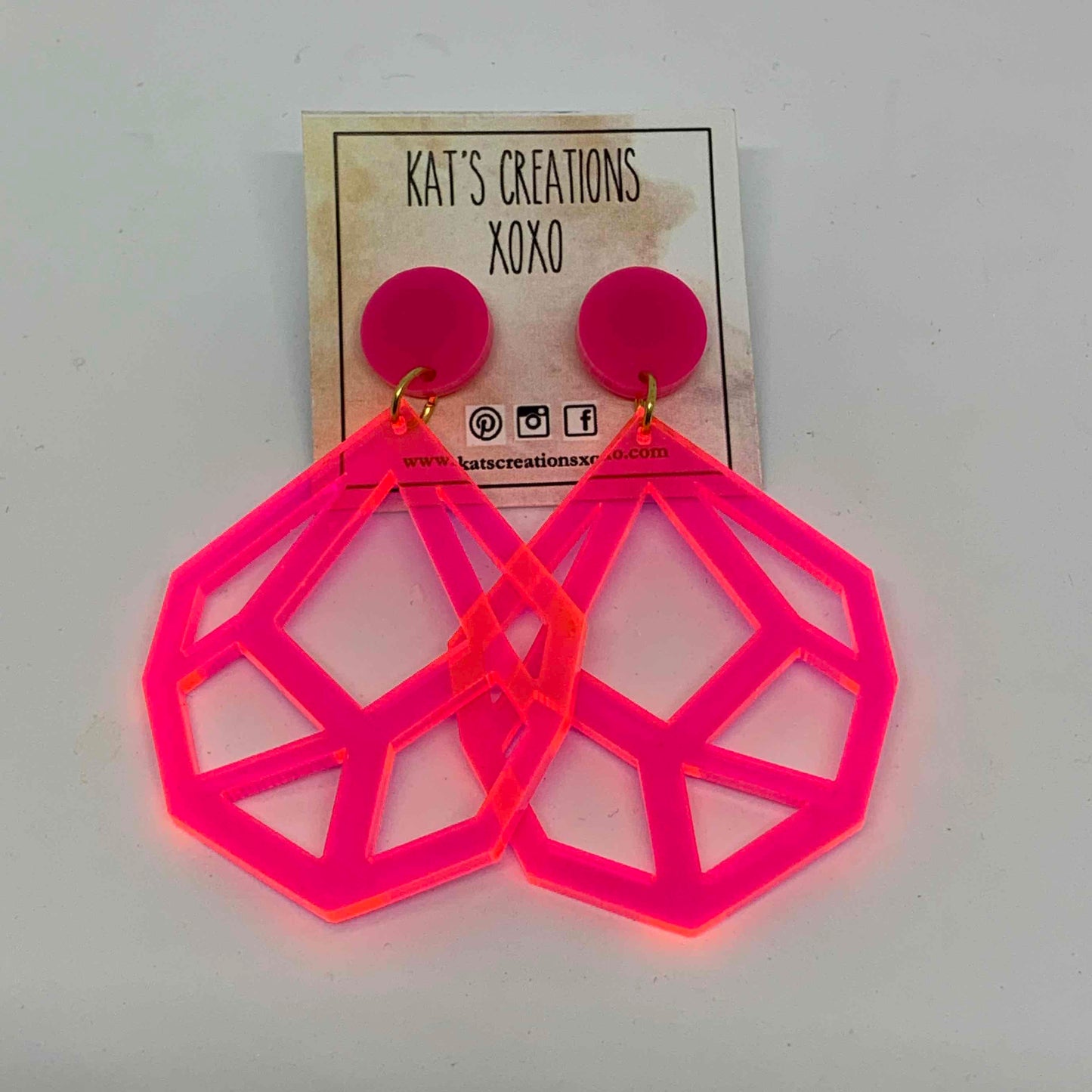 OMG Diamonds Acrylic Dangles