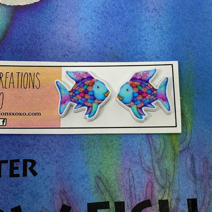 NEW SIZE Mr Rainbow Fish