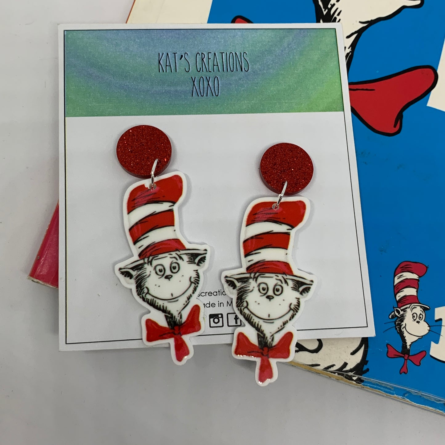 Cat in the Hat dangle