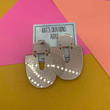 Ruby Horse Shoe Dangle