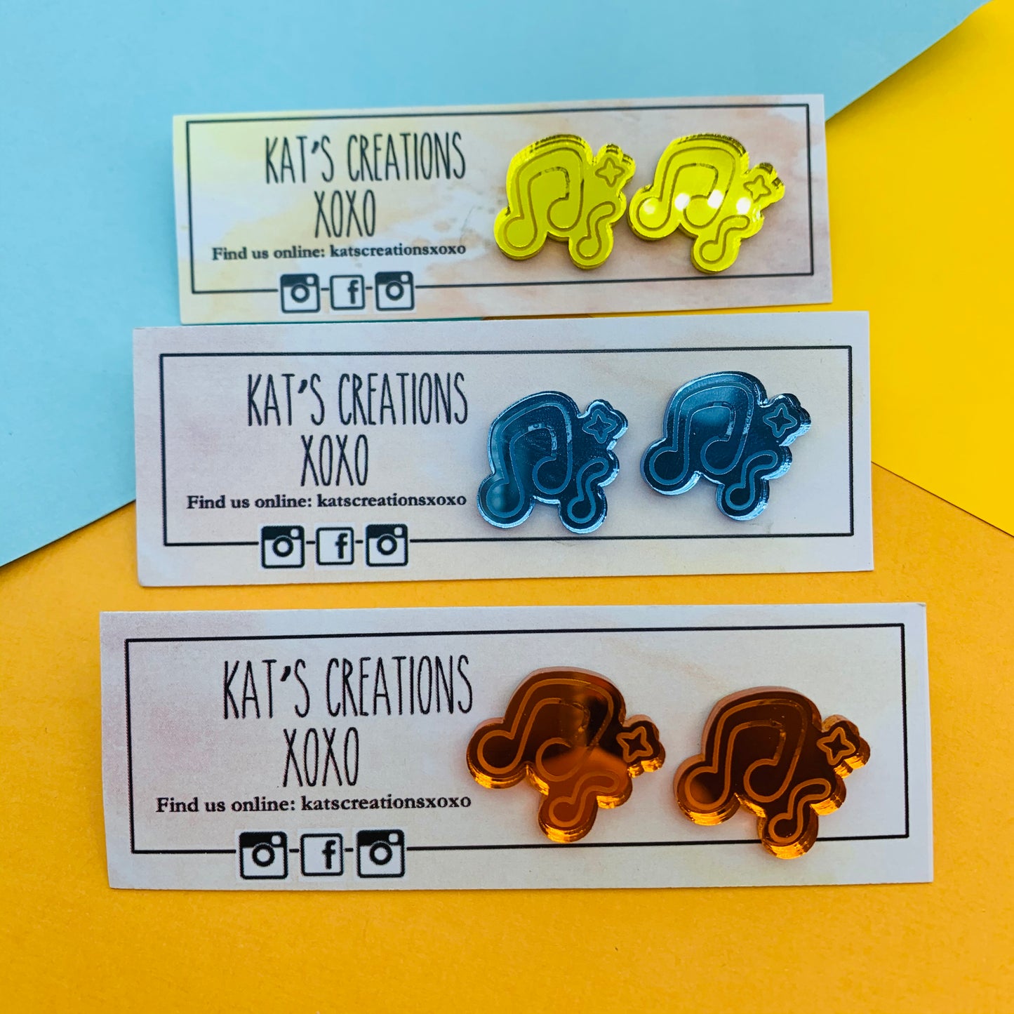 I Rock, You Roll Studs