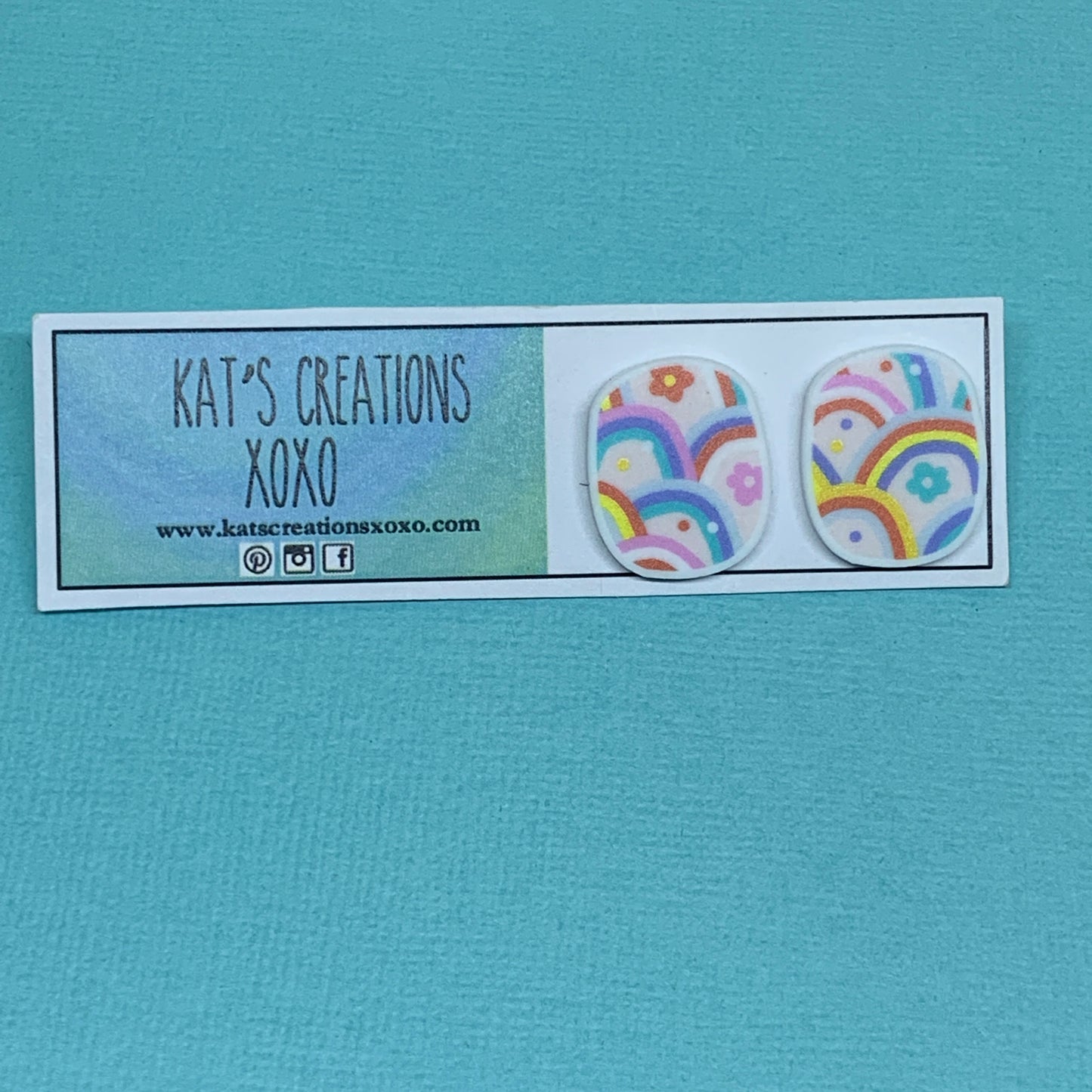 NEW Pattern Pebbles Studs