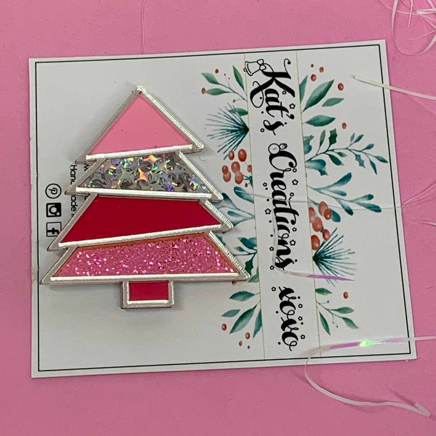 SALE Christmas Tree Brooch