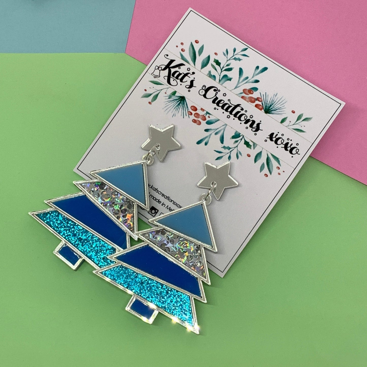 SALE- Christmas Tree Dangles