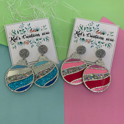 SALE- Christmas Bauble Dangles