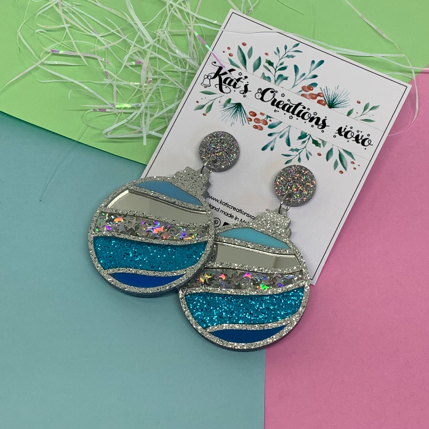 SALE- Christmas Bauble Dangles