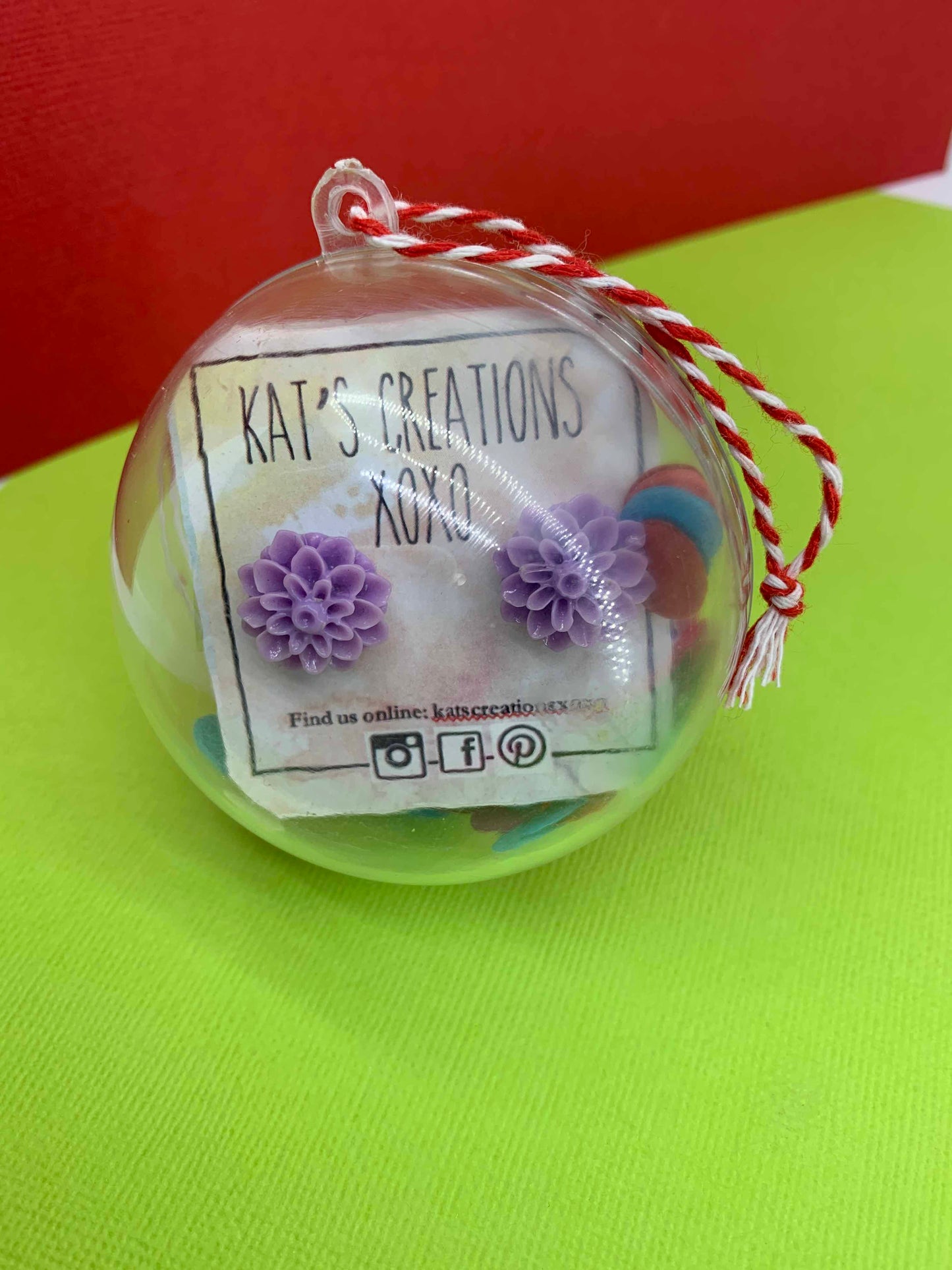 Christmas gift- Bauble Stud Pack