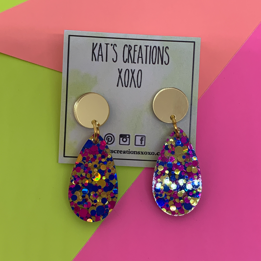 Princess Glitter Dangles