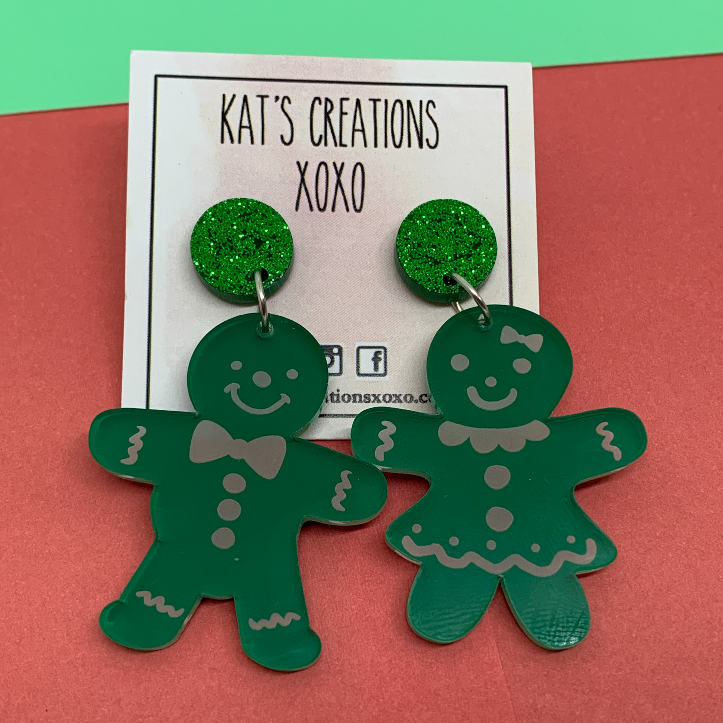 SALE- Christmas Mr & Mrs Gingerbread Man